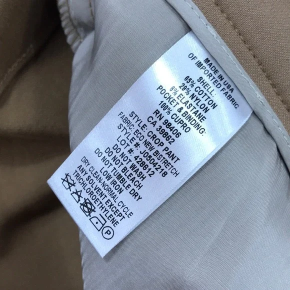 Theory Cropped Tailored Trousers - Picture 8 of 9